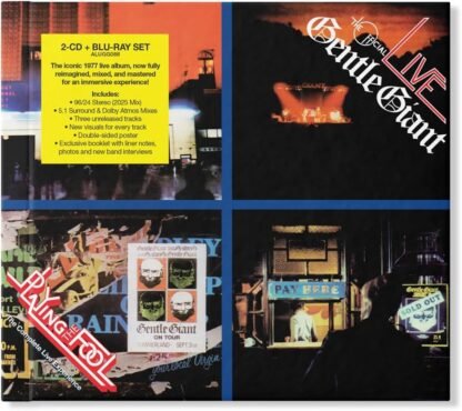 Gentle Giant - Playing the Fool - The Complete Live Experience-CD +Blu-Ray - Imagem 2