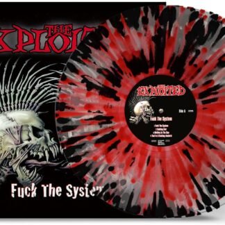 The Exploited - F*** the System - Clear W Red & Black Splatter [Explicit Content] (Parental Advisory Explicit Lyrics, Colored Vinyl, Clear Vinyl, Red, Black) | .br