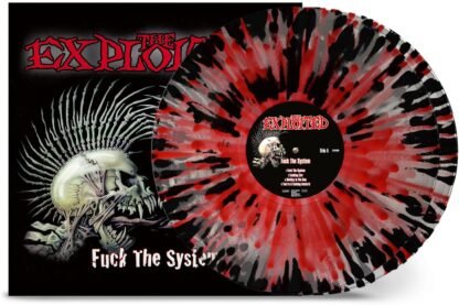 The Exploited - F*** the System - Clear W Red & Black Splatter [Explicit Content] (Parental Advisory Explicit Lyrics, Colored Vinyl, Clear Vinyl, Red, Black) | .br