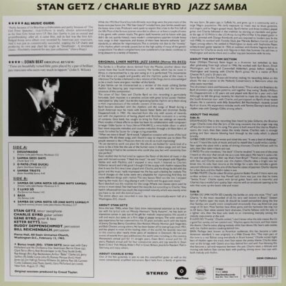 STAN GETZ / CHARLIE  BYRD - Jazz Samba [Disco de Vinil] | .br - Imagem 2