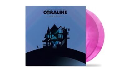 Bruno Coulais - Coraline Original Motion Picture Soundtrack, Limited Edition Fuchsia Galaxy 2LP Vinyl, Music by Bruno Coulais