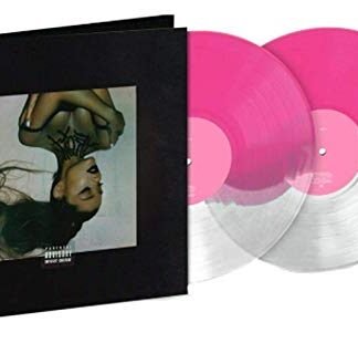Ariana Grande - Thank U, Next - Exclusive Limited Edition Pink With Clear Split Colored 2x Vinyl LP