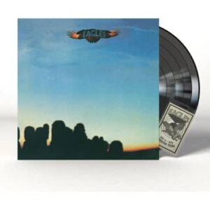 The Eagles - Eagles - Exclusive Limited Edition Black Colored Vinyl LP w/ Backstage Pass Replica