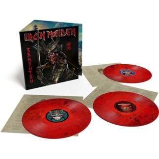 Iron Maiden - Senjutsu - Exclusive Limited Edition Red & Black Marble Colored Vinyl 3LP