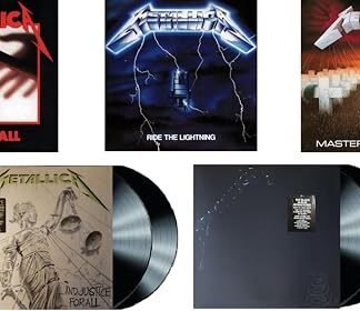 Metallica - Metallica Classic 5 Album Vinyl Record Collection: Kill Em All / Ride The Lightning / Master Of Puppets / And Justice For All / Metallica: The Black Album - Digitally Remastered Set