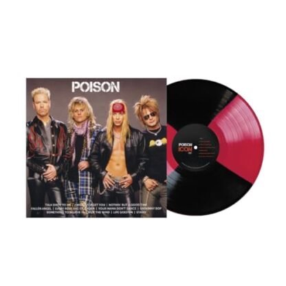 Poison - ICON Rock Exclusive Limited Red/Black Color Vinyl LP Record