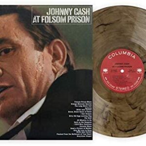 Johnny Cash - At Folsom Prison - Exclusive VMP Club Edition Tan With Black Swirl Colored Vinyl LP (With Bandana Included)
