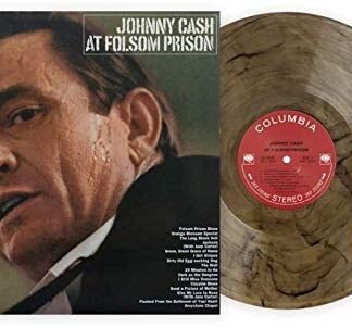 Johnny Cash - At Folsom Prison - Exclusive VMP Club Edition Tan With Black Swirl Colored Vinyl LP (With Bandana Included)