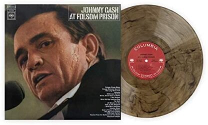 Johnny Cash - At Folsom Prison - Exclusive VMP Club Edition Tan With Black Swirl Colored Vinyl LP (With Bandana Included)