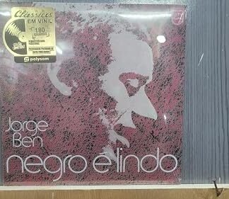 Jorge Ben - LP NEGRO É LINDO (NACIONAL)