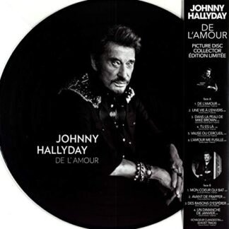 Johnny Hallyday - De L'Amour (Vinyle Picture Disc) [Disco de Vinil]