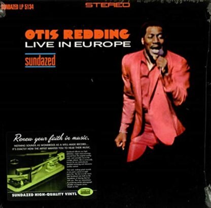 Otis Redding - Live in Europe [Disco de Vinil]