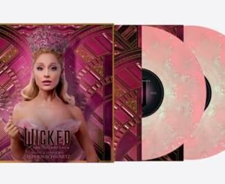 Wicked Movie Cast/Ariana Grande/Cynthia Erivo - Various Artists Wicked Glinda Cover Limited Pressed On Pink/White Splatter + Printed Inner Sleeves