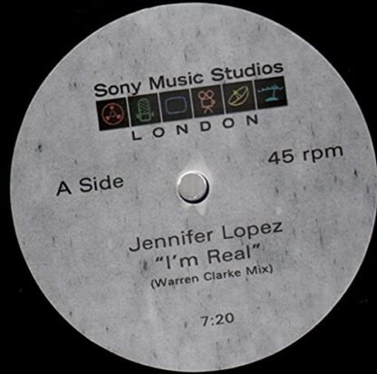 Jennifer Lopez - I'm real (4 versions, 2001, feat. Ja Rule) / Vinyl Maxi Single [Vinyl 12'']