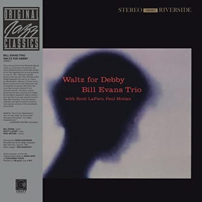 Bill Evans Trio - Waltz For Debby (Original Jazz Classics Series) [LP]