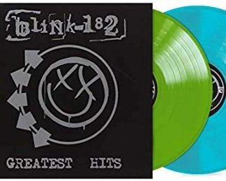 Blink 182 - Greatest Hits - Exclusive Limited Edition Leaf Green & Aqua Opaque Colored 2x Vinyl LP