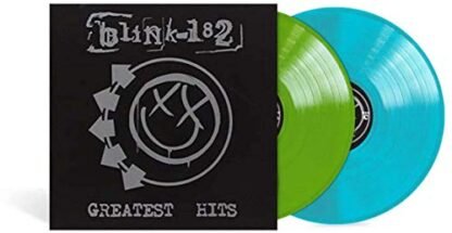 Blink 182 - Greatest Hits - Exclusive Limited Edition Leaf Green & Aqua Opaque Colored 2x Vinyl LP