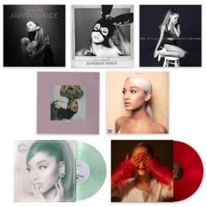 Ariana Grande - Arian a Grande - 7 Vinyl Discography Collection: Yours Truly / My Everything / Dangerous Woman / Sweetener / Thank U, Next / Positions (Exclusive Coke Bottle Clear) / Eternal Sunshine (Exclusive Red