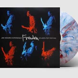 Jimi Hendrix - Freedom Atlanta Pop Festival - Exclusive Limited Edition White w/ Red & Blue Swirls Colored Vinyl LP