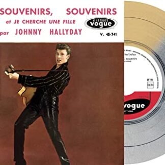 Johnny Hallyday - Souvenirs Souvenirs / Je Cherche Une Fille - Gold & Silver Colored Vinyl