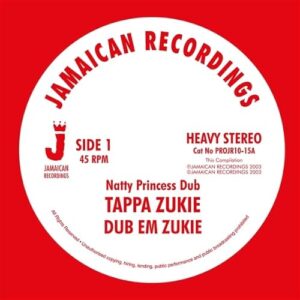 Tapper Zukie - 'Natty Princess Dub' / 'Rock You Rock' / 'Dub Hypocrites' [10" VINYL]