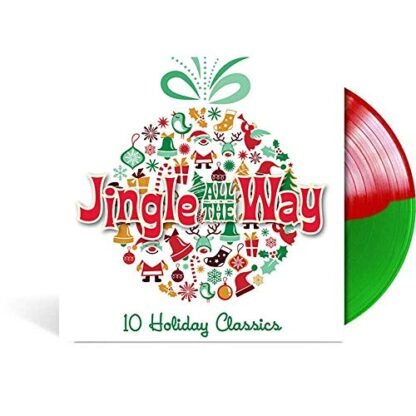 Burl Ives - Jingle All The Way (10 Holiday Classics) - Exclusive Limited Edition Red & Green Split Colored Vinyl LP