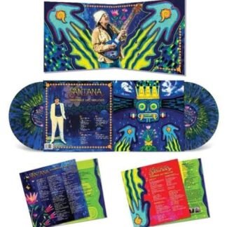 Santana - Blessings And Miracles - Exclusive Limited Edition Yellow & Blue Splatter Colored Vinyl 2LP