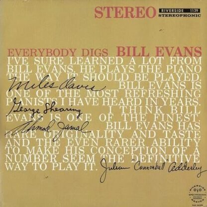 Bill Evans Trio - Everybody Digs Bill Evans - Grey Marble Colored Vinyl