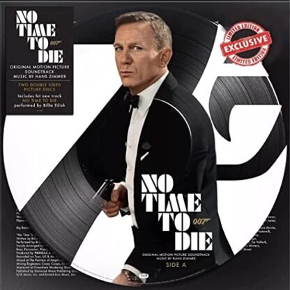 Hans Zimmer - No Time To Die 007 - Exclusive Limited Edition Picture Disc Soundtrack Vinyl LP