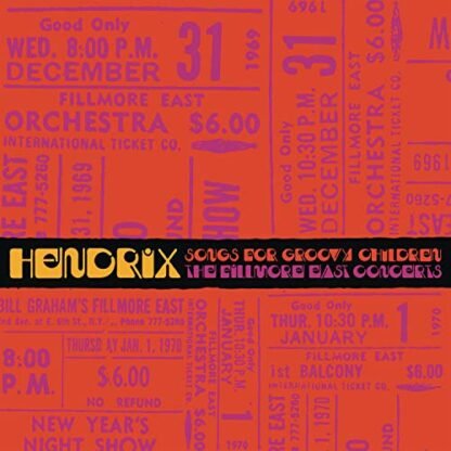 Jimi Hendrix - Songs For Groovy Children: The Fillmore East Concerts [Disco de Vinil]