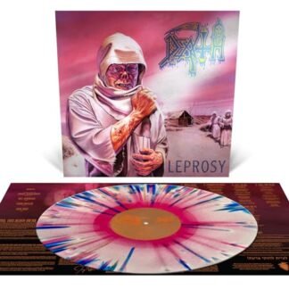 Death - LEPROSY REISSUE (HOT PINK, BONE WHITE & BLUE JAY TRI colour MERGE WITH SPLATTER VINYL)