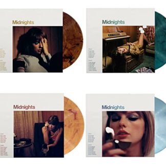 Taylor Swift - Midnights - Exclusive Limited Edition Multi Colored Vinyl LP Collectors Bundle Pack ( All 4 Albums Included )