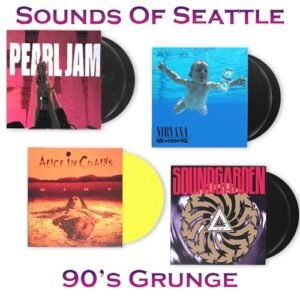 Pearl Jam, Nirvana, Soundgarden, Alice In Chains - Grunge Sounds Of Seattle Vinyl Collection: Pearl Jam - Ten / Alice In Chains - Dirt / Nirvana - Nevermind / Soundgarden - Badmotorfinger