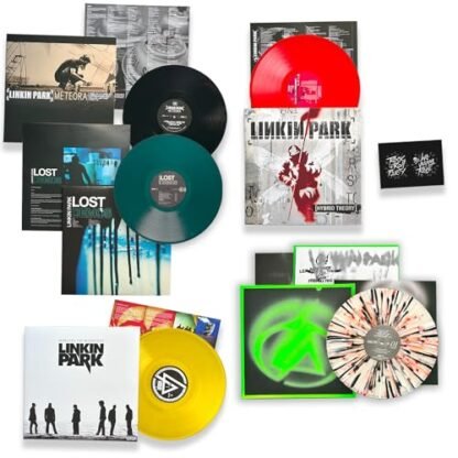 Linkin Park - Linkin Park Vinyl "Color Phenomenon" Collection : Meteora / Lost Demos (Blue) / Minutes To Midnight (Yellow) / Hybrid Theory (Red) / Papercuts (White Splatter) / + Including Bonus Art Card