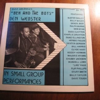 Ben Webster - Ben and the Boys - Ben Webster (Vinyl)