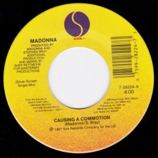Madonna - Causing A Commotion/Jimmy Jimmy (VG++/NM PS & 45 rpm)