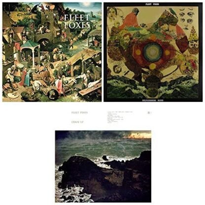 Fleet Foxes - Fleet Foxes: Studio Album Discography Collection - 3 Vinyl Records (Self-Titled / Helplessness Blues / Crack-Up)