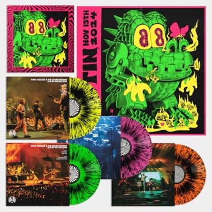 King Gizzard & The Lizard Wizard - King Gizzard - Live in Austin '24 (4LP Neon Splatter Vinyl Box Set) [VINYL]