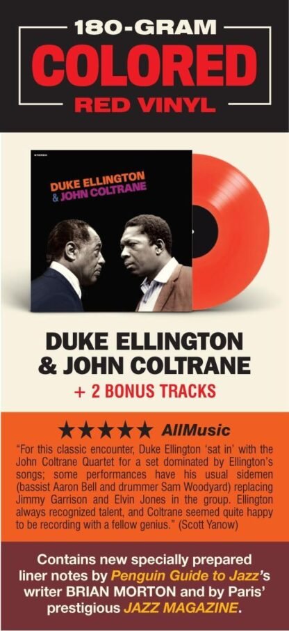 DUKE ELLINGTON & JOHN COLTRANE (LIMITED/RED VINYL) - Imagem 3
