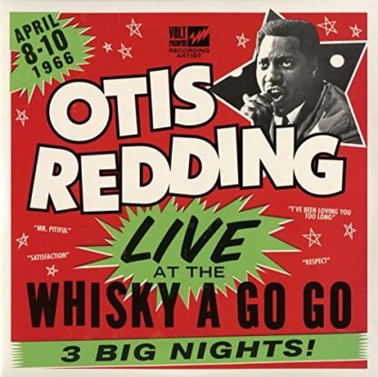 Otis Redding - Live At The Whiskey A Go Go [Disco de Vinil]