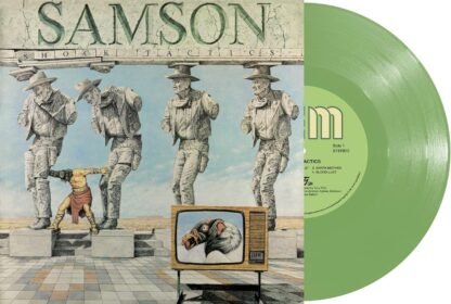 Samson - Shock Tactics (Coke Bottle Green) (Colored Vinyl, Green) - Imagem 9