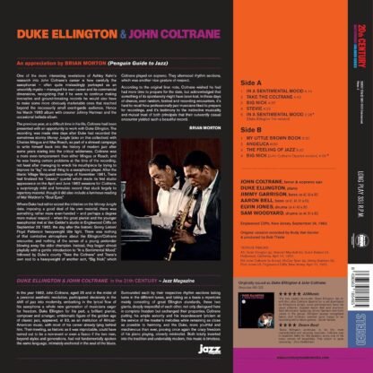 DUKE ELLINGTON & JOHN COLTRANE (LIMITED/RED VINYL) - Imagem 2