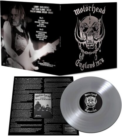 Motorhead - England 1978 - Silver (Colored Vinyl, Silver, Remastered) - Imagem 6