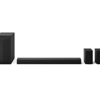 Home Theater Soundbar LG S60TR – 440W RMS, 5.1 Canais, Bluetooth 5.3, Dolby Digital, Alto-Falantes Traseiros, AI Sound Pro, Wow Interface, Sem fios, Conexões Múltiplas