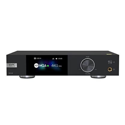 EVERSOLO Dac-Z8 Dac & Amplificador de Fone de Ouvido, Conversor Digital para Analógico Mqa Decodificador Completo Es9038Pro Xmos Dsd512 Pcm768Khz/32Bit Bluetooth 5.0 (Equipamentos)
