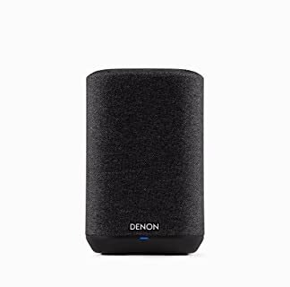 Denon Alto-falante inteligente sem fio Home 150 – design compacto, Wi-Fi e Bluetooth, HEOS integrado, Alexa integrada, Siri e AirPlay 2, Spotify Connect, suporte para várias salas, preto (Equipamentos)