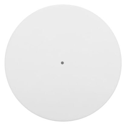 Tapete de acrílico para toca-discos, tapete para toca-discos, tapete antiderrapante para toca-discos de acrílico antiestático para toca-discos de 30 cm (branco leitoso) (Equipamentos)