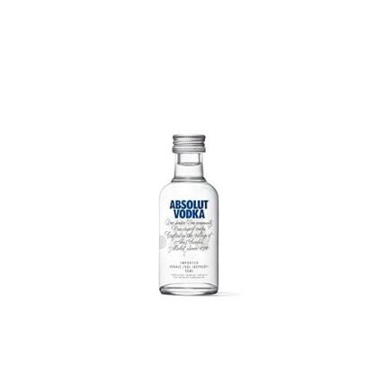 Miniatura De Vodka Absolut 50ml