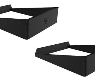 2x Suporte De Mesa Inclinado Compatível Com Edifier R1280t Cor Preto