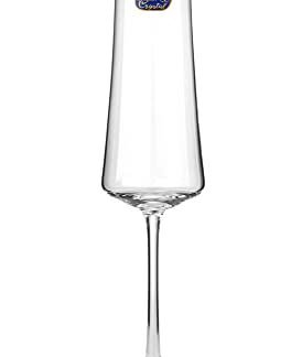 Taça Champanhe 26x7x7cm 210ml Cristal Transp 6p Bohemia Xtra